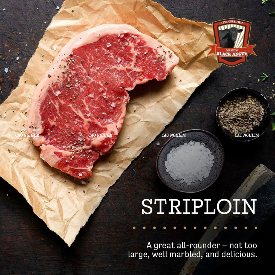 Premium Black Angus Rumpsteak - Premium Black Angus Rumpsteak, zertifiziert von Teys