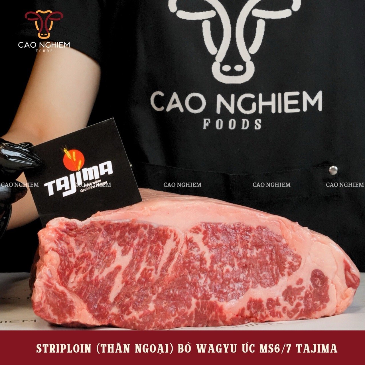 Australisches Wagyu Striploin MS6/7 – Australisches Wagyu MS6/7 Tajima